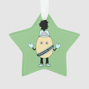 Marching Band Egghead  Ornament
