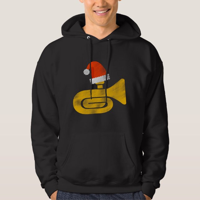 Marching Band Funny Tuba Hoodie (Front)