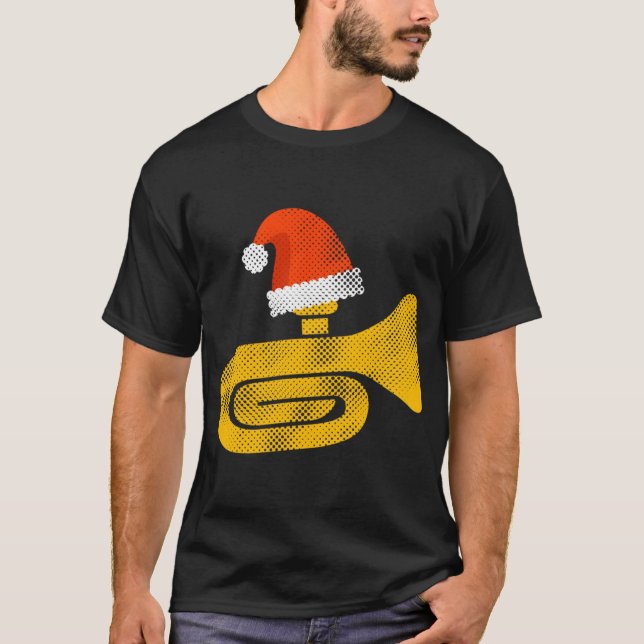 Marching Band Funny Tuba T-Shirt (Front)