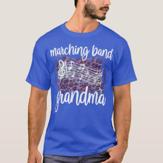 Marching Band Grandma Band Member Grandmother  T-Shirt