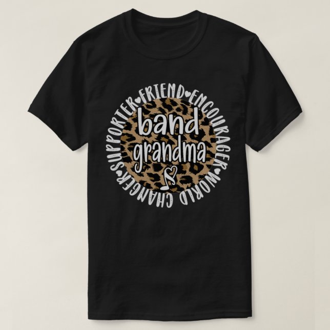 Marching Band Grandma Of A Marching Band Member 3 T-Shirt (Design Front)