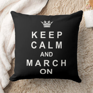 Marching Band Keep Calm And March On Cushion
