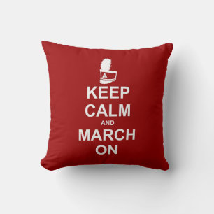Marching Band Keep Calm and March On Cushion