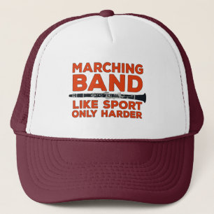 Marching Band Like Sport Only Harder Trucker Hat