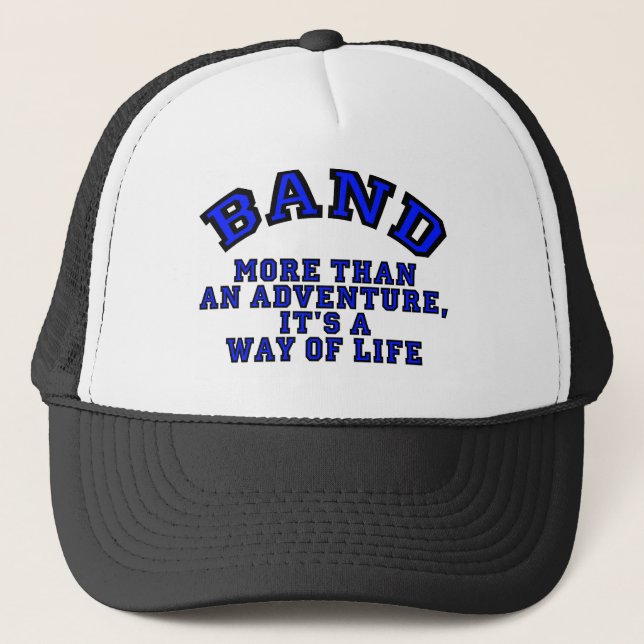 Marching Band: More Than An Adventure... Trucker Hat (Front)