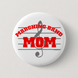Marching Band Mum 6 Cm Round Badge