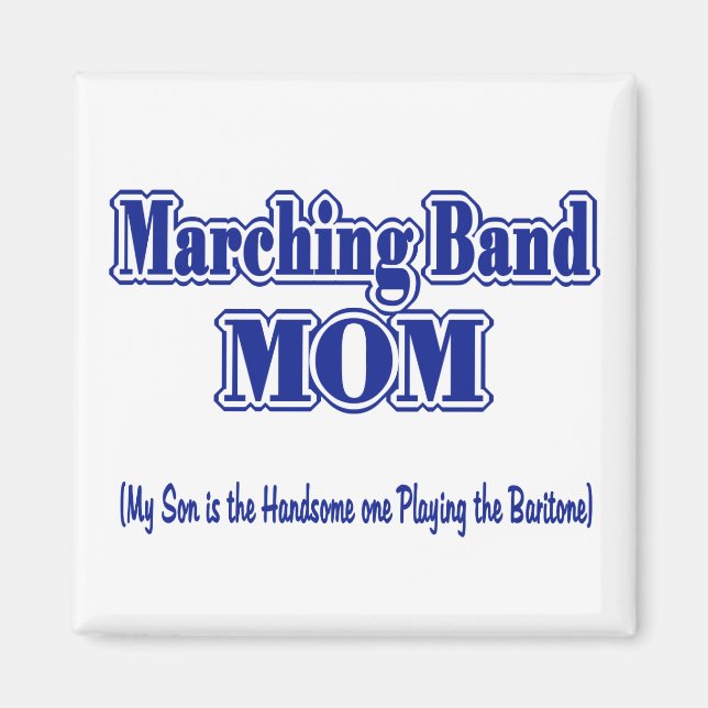Marching Band Mum / Baritone Magnet (Front)