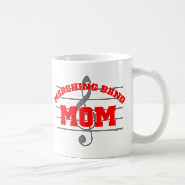 Marching Band Mum Coffee Mug (Right)
