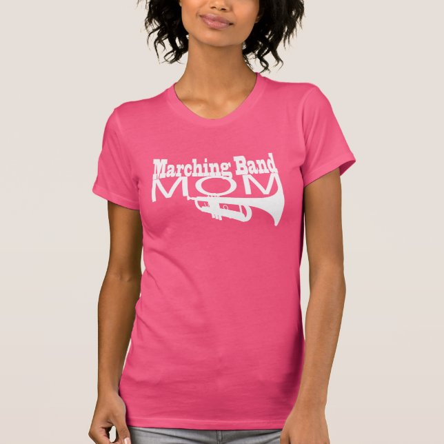 Marching Band Mum Trumpet T-Shirt (Front)