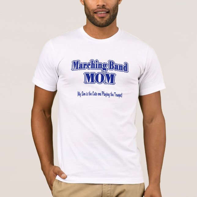 Marching Band Mum/ Trumpet T-Shirt (Front)