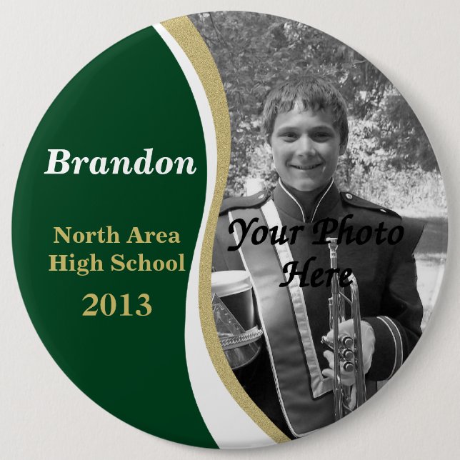 Marching Band Photo 6 Cm Round Badge (Front)