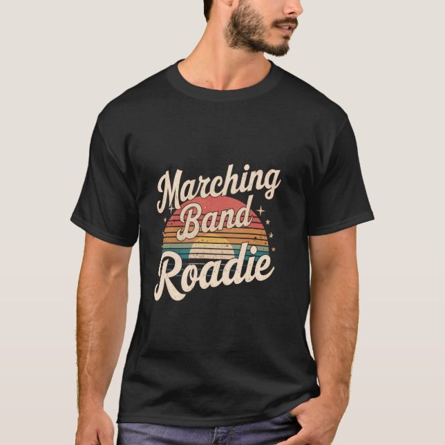 Marching Band Roadie Support Crew T-Shirt (Front)