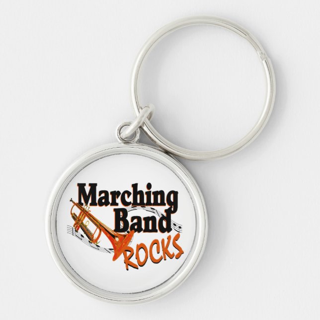 Marching Band Rocks Key Ring (Front)