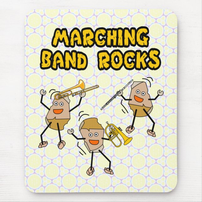 Marching Band Rocks Mouse Pad (Front)