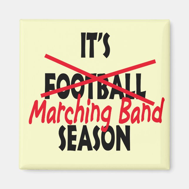 Marching Band Season / Red Magnet (Front)