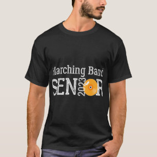 Marching Band Senior Jazz Band Cymbal Percussion P T-Shirt