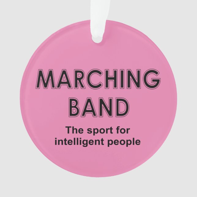 Marching Band Sport Ornament (Front)