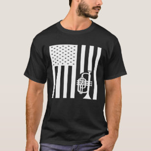 Marching Band Trumpet Tee Shirt for Men Women Amer