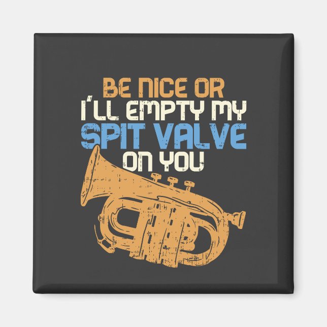 Marching Band Trumpets Magnet (Front)