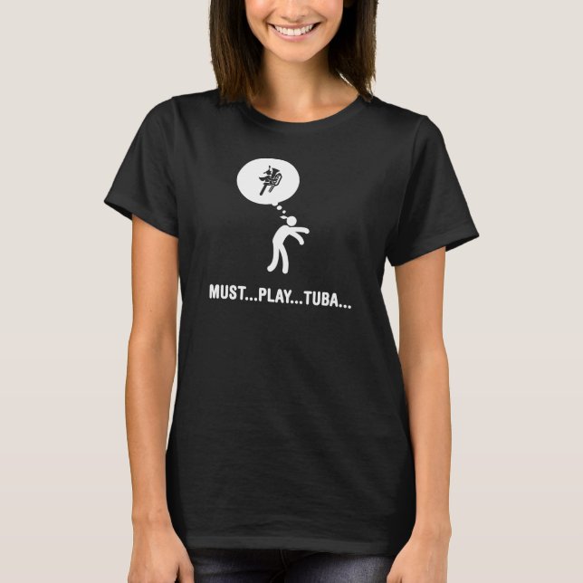 Marching Band - Tuba Player T-Shirt (Front)