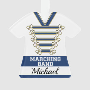 Marching Band Uniform with Photo Ornament