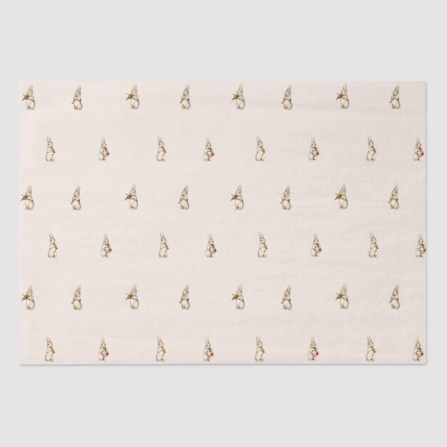 Marching Band Vintage Easter Bunnies Tissue Paper (Front)