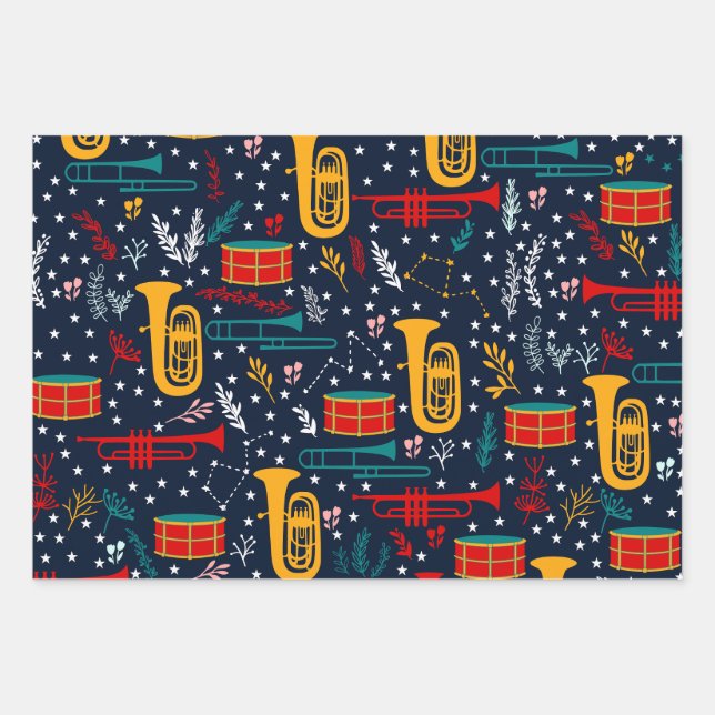 Marching Band Wrapping Paper (Front)