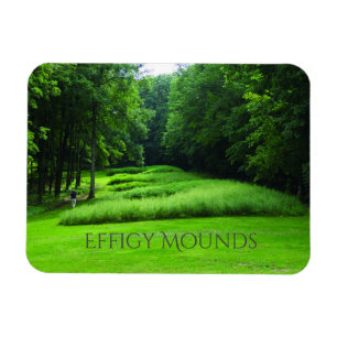 Marching Bear Mounds Group, Effigy Mounds, Iowa Magnet