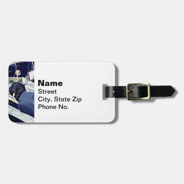 Marching Bells Luggage Tag (Front Horizontal)