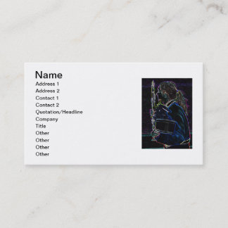 Marching Clarinetist Business Card II