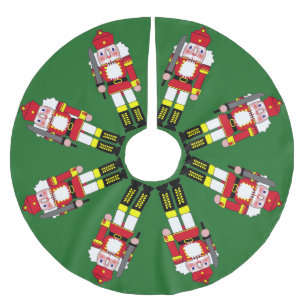 Marching Nutcrackers Brushed Polyester Tree Skirt