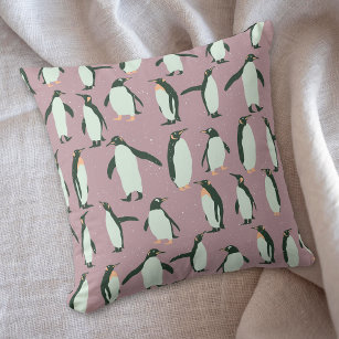 Marching Penguins Cushion