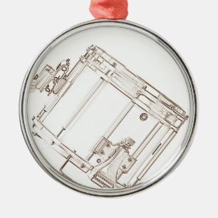 Marching Snare Drum Ornament