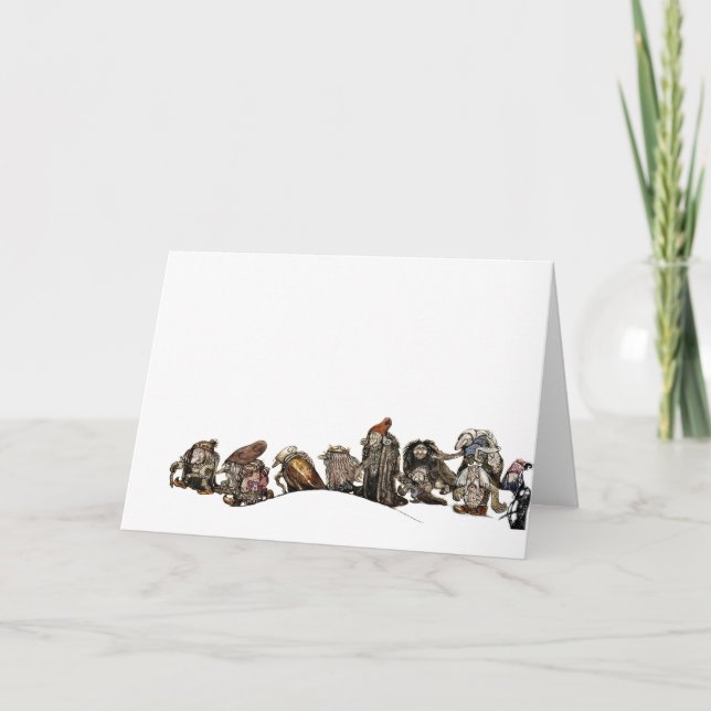 Marching Through the Christmas Snow Holiday Card (Front)