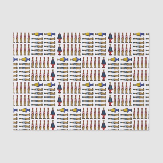 Marching Toy Soldier Christmas Army Tissue Paper (Front)