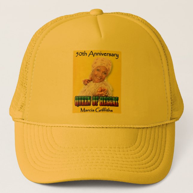 Marcia Griffiths the Reggae Queen-50th Anniversary Trucker Hat (Front)
