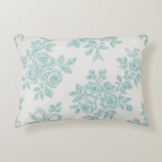 Marcie and Lou Green Floral Vintage Decorative Cushion