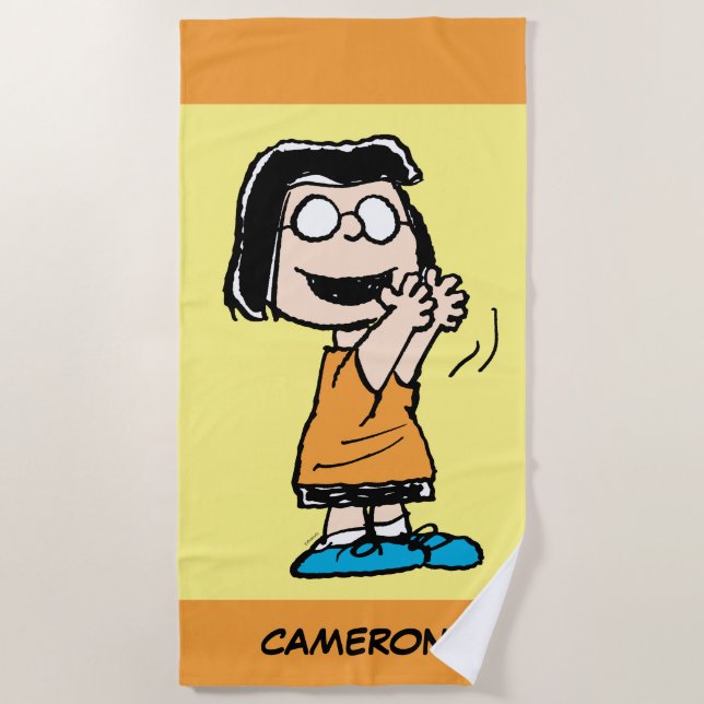 Marcie Clapping Beach Towel (Front)