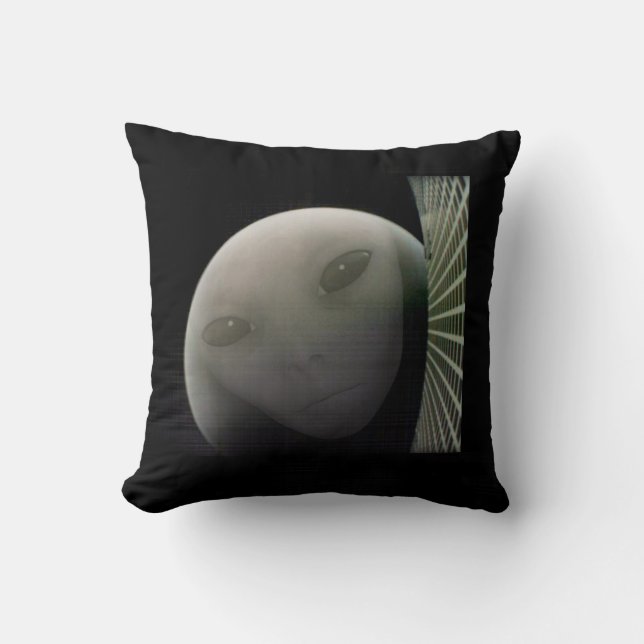 MarCO CubeSat Alien Mars Farewell Cushion (Front)