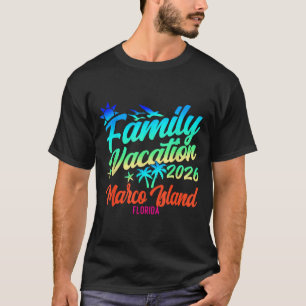Marco Island Beach Florida Family Vacation Summer T-Shirt