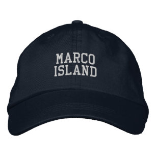 Marco Island Florida Embroidered Baseball Hat