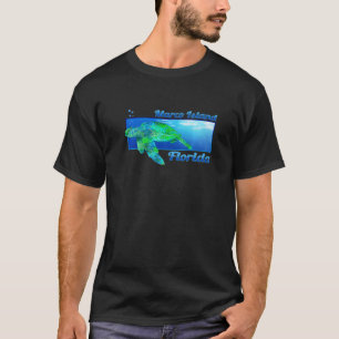 Marco Island Florida Swimming Sea Turtle T-Shirt