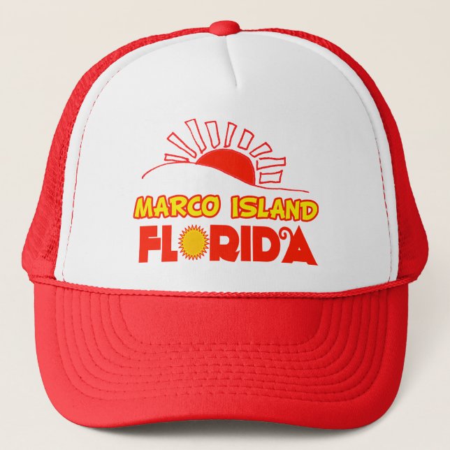 Marco Island, Florida Trucker Hat (Front)