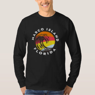 Marco Island Florida Vacation Souvenir Ocean Wave T-Shirt