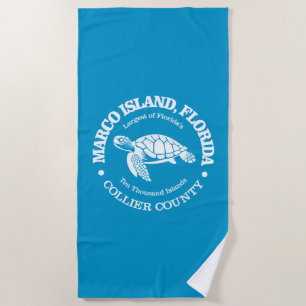 Marco Island (sea turtle) Beach Towel