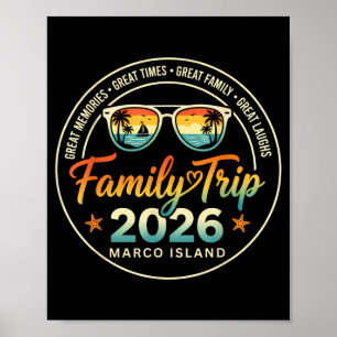 Marco Island Weekend 2026 Family Trip 2026 Summer Poster