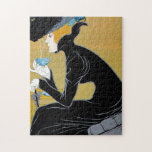 Marco Polo Tea Jigsaw Puzzle<br><div class="desc">Vintage Art Nouveau advertising poster for Marco Polo Tea,  1905</div>
