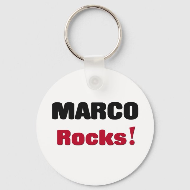 Marco Rocks Key Ring (Front)