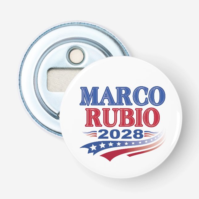 Marco Rubio 2028 (3st) Bottle Opener (Front)