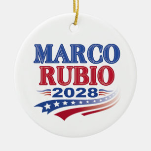 Marco Rubio 2028 (3st) Ceramic Ornament